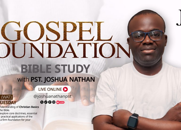 🪨 GOSPEL FOUNDATION – Tuesday Evening Bible Study